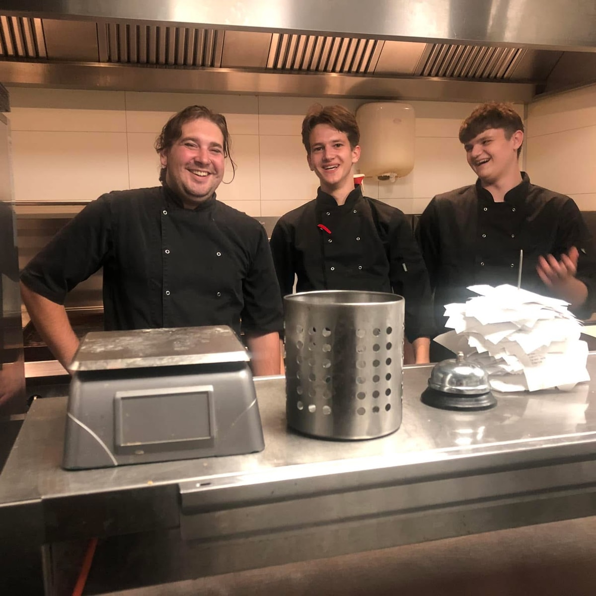 Het keukenteam van Huys van Roosevelt